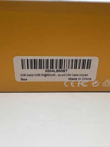 HDMI KVM Switch 8K@60Hz 4K@144Hz for 4 Computers Share Monitor Audio - Zdjęcie 18 z 18