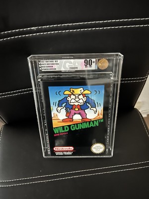 Nintendo NES Wild Gunman New Neu VGA 90+ NM+/MT 1987