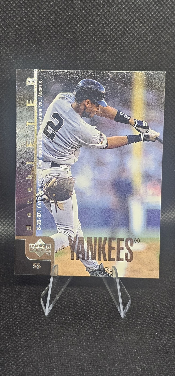 1998  Upper Deck  DEREK JETER #450  New York Yankees Baseball Card