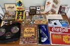 Vintage Junk Drawer Lot Collectibles/Zippo/watch/Coke/Advertising 100+ Items USA