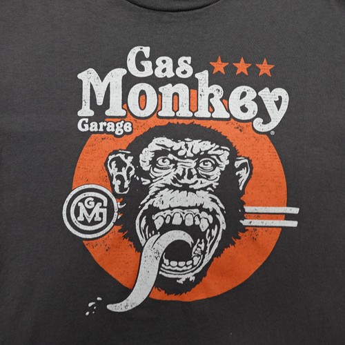 Gas Monkey Garage T-Shirt Men's Size Medium Graphic Short Sleeve Brown - Picture 10 of 12