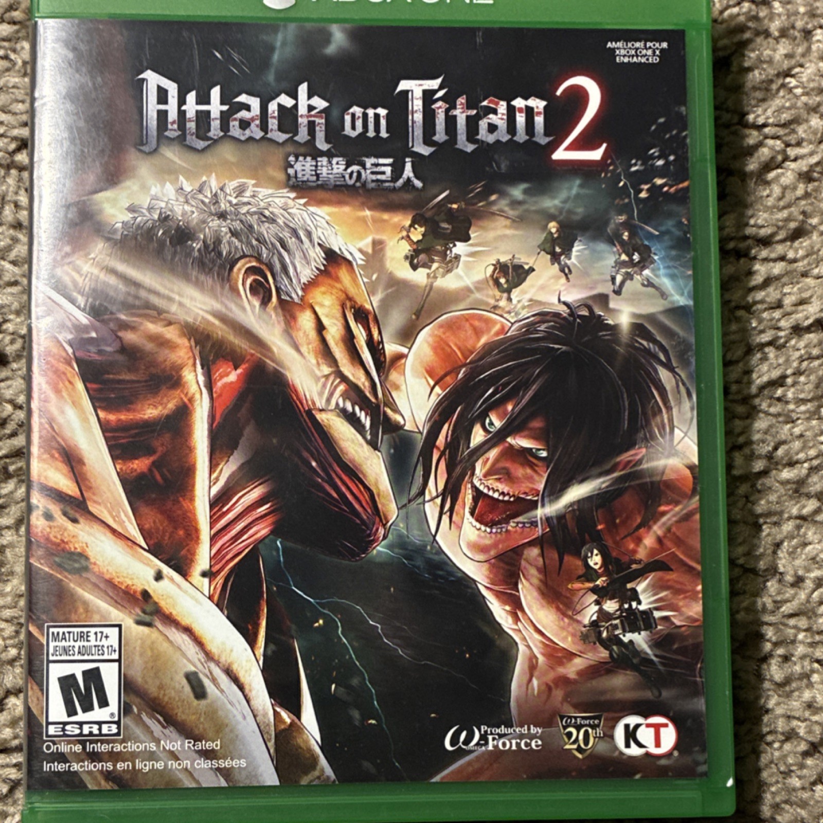 KOEI TECMO AMERICA CORP Attack on Titan 2 Xbox One Acción Multijugador NTSC 2018...