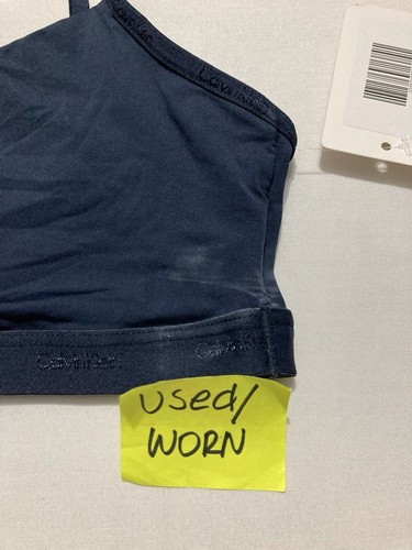 NWD CALVIN KLEIN Form to Body Unlined Bralette NAVY S - Picture 5 of 8