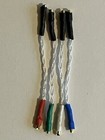 Cartridge wires , 5N Silver Litz  lead set with 1.2mm Gold plated tags