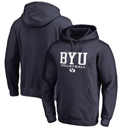 Men's Navy BYU Cougars Team Unity Volleyball Pullover Hoodie