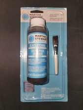 Martha Stewart Crafts Glass Etching Cream and Brush Kit NEW/SEALED