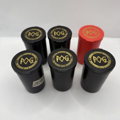6x POGS Original Pog Tube Pod Case 1990er Weltverband RAR