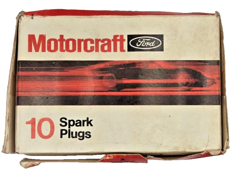 Motorcraft Ford spark plugs AWSF42P NOS 10 pack vintage stock no 40P new