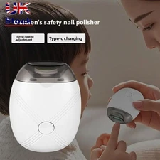 Electric Nail Grinder Automatic LED Light Trimmer Toe Cutter USB Rechargeable