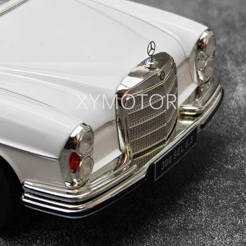 KK 1/18 Benz 300 SEL 6.3 Alloy Diecast Model Car White/Red/Silver/Blue - Picture 22 of 28