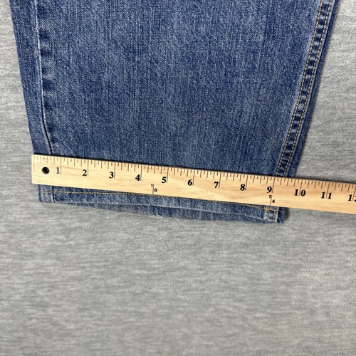 Nautica Jeans Mens 36x30 Medium Blue Wash Baggy Relaxed Fit Denim Pants - Picture 14 of 14