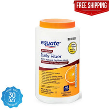 Equate Sugar-Free Daily Fiber Powder, Orange Smooth, 36.8 Oz