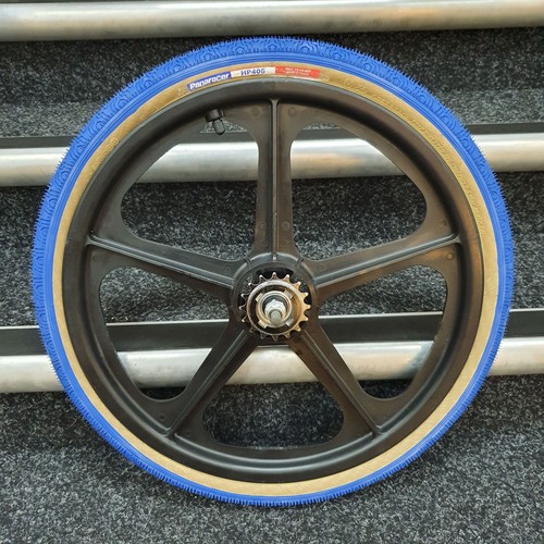 Skyway Tuff Wheels w/ Panaracer HP406 Tyres Tubes FW Pair Old School BMX Burner - Picture 10 of 20