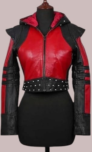 Descendants 4 The Rise Of Red Kylie inspired Womens Jacket PU leather Halloween - Picture 1 of 4