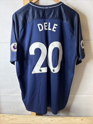 Camisa Tottenham Hotspur Para Hombre 2XL Azul Nike Visitante Número 20 Dele 2017 - Imagen 10 de 16