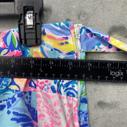 Lilly Pulitzer Rock Skort Gr. 8 Wickel Blumen Golf Patchwork Kunst Activewear - Bild 5 von 13