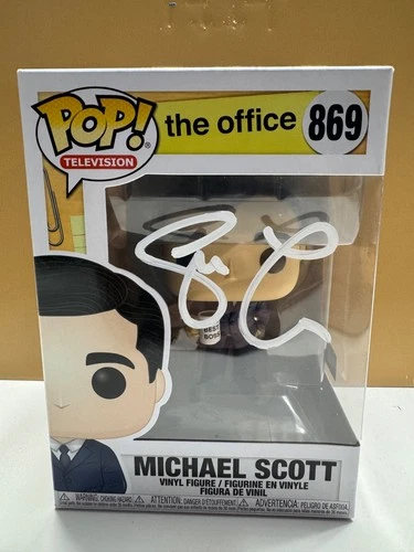 SIGNED Funko Pop! THE OFFICE - MICHAEL SCOTT #869 COA AUTHENTICATED Free Shippin