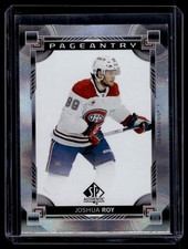 2024-25 Upper Deck SP Authentic Pageantry Joshua Roy #P-88