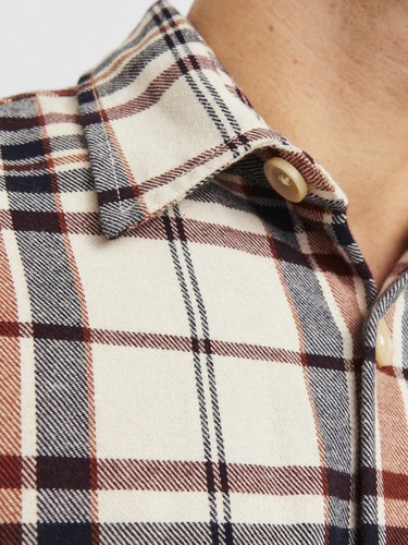 JACK & JONES Jjedarren Overshirt LS Noos Camicia a Maniche Lunghe, Mocha Bisque, - Foto 3 di 6