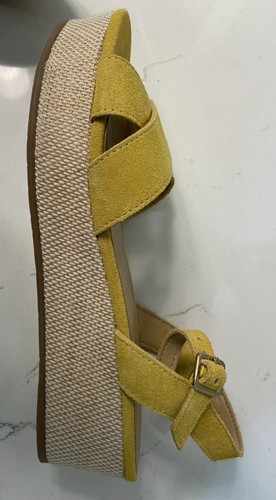 Talbot Womens Yellow Wedge sandals - Picture 4 of 7