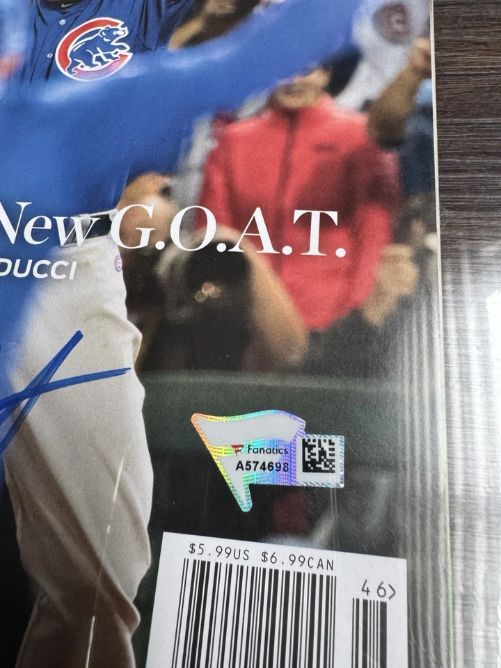 KRIS BRYANT signed SPORTS ILLUSTRATED MAGAZINE CHICAGO CUBS FANATICS COA - Image 3 of 4