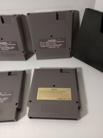 Lot Of 6 NES Games. Fester's Quest. Mickey Mousecapade, TMNT2, Galaga, Mario DH