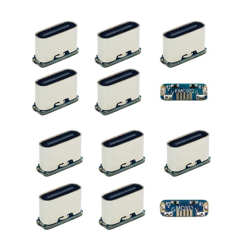 10pcs/lot DIY Solder Type-C Female Socket Connector Replace for Micro-USB 5Pin - Picture 1 of 10
