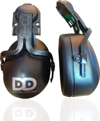 NEW BOXED DECIBEL DEFENSE Black 30db NRR EAR MUFFS SAFETY EAR PROTECTION - Picture 3 of 9