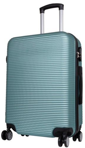 ABS Hartschalen Reise Trolley vier Rollen Koffer M L XL o. Set Malaga Türkis - Bild 4 von 13