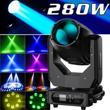 280W RGBW Moving Head Light LED Gobo DMX Beam Spot Stage Lighting Party DJ Disco