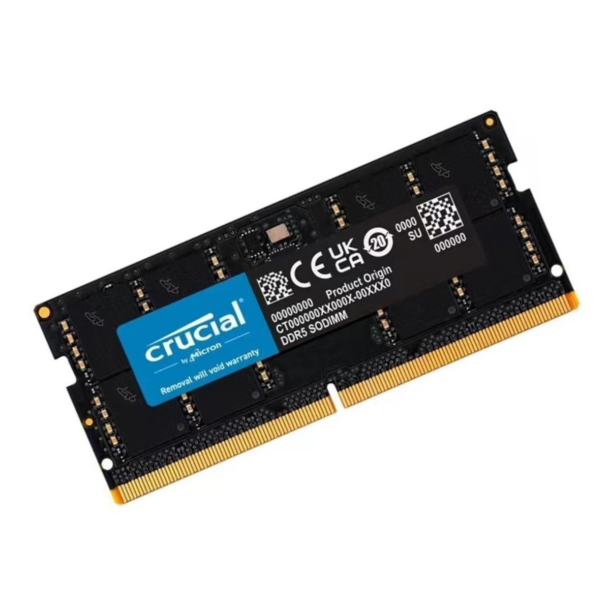 Crucial 128GB (2X 32GB) DDR5 5600MHZ PC5-44800 SODIMM Memory