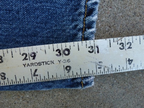 Vintage Lucky Brand Kingman Jeans Mens 32x31 Relaxed Straight Distressed Faded - Bild 7 von 17