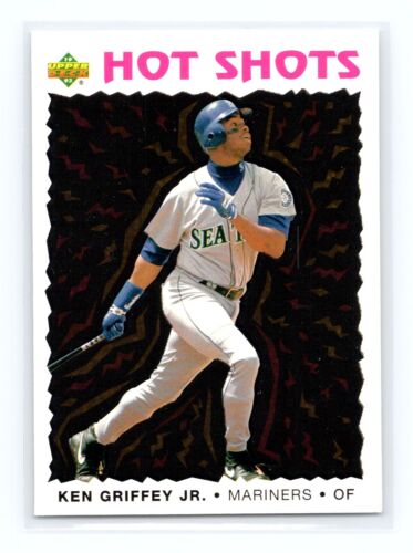 1993 Upper Deck Fun Pack #16 Ken Griffey Jr. Hot Shots Embossed Insert