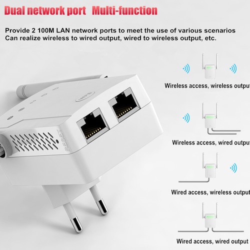 EDUP 300Mbps WiFi Repeater 2.4G High Gain Wireless Extender WPS Network Extender - Picture 3 of 4