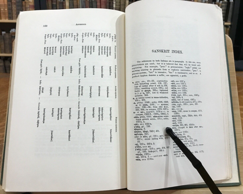 1955 Sanskrit Grammar-Including Veda & Brahmana by William Dwight Whitney - Picture 10 of 11