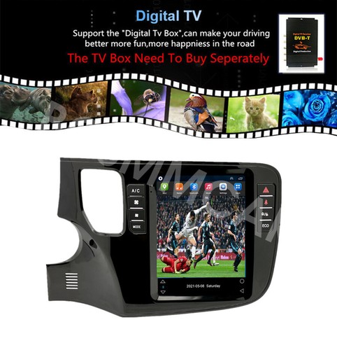 Fit For Mitsubishi Outlander 3 2013-2020 LHD Android 14 Car Radio 4+32G GPS Navi - Afbeelding 16 van 24