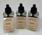 LOT OF 3 BATH & BODY WORKS DAHLIA WALLFLOWER FRAGRANCE REFILL BULB PLUG IN