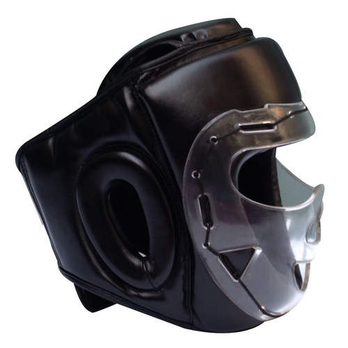 Clear Caged Head Guard Protection MMA Boxing Muay Thai Training Fight - Picture 2 of 4
