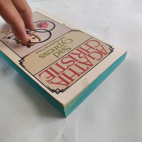 Agatha Christie Sad Cypress featuring Hercule Poirot 1968 Paperback Vtg Gift - Picture 14 of 15