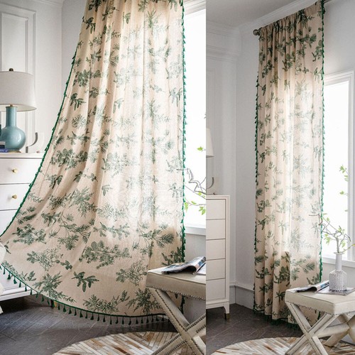 Home Decoration Boho Curtain Tassels Window Drape for Living Room eBay