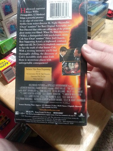 The Sixth Sense Bonus Edition VHS - Brand New - Factory Sealed - IGS Ready - Imagen 11 de 15
