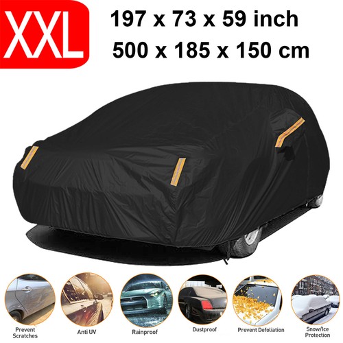 NEVERLAND Waterproof Full Car Cover Heavy Duty Dust Resistant Anti-UV Protection - Picture 16 of 16