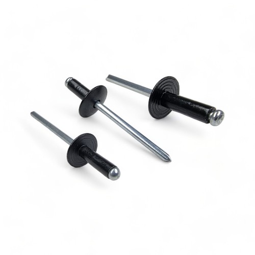 Black Aluminium Pop Rivets Dome Head - 3.2mm 4.0mm 4.8mm (1/8" 5/32" 3/16") - Picture 5 of 31