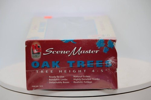 BRAND NEW Life Like #1977 SceneMaster Oak Trees (Pack of 3) 4-5" - Picture 4 of 6