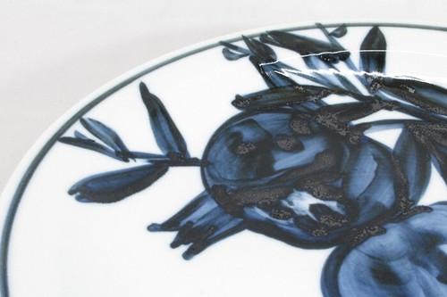 F0576: REAL Japanese porcelain plate by greatest Yuzo Kondo with signed box - Picture 5 of 13