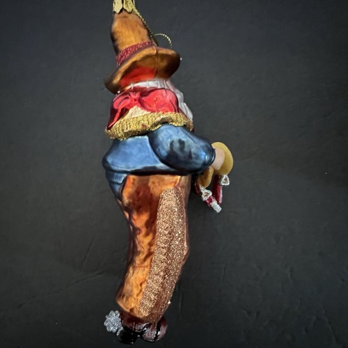 "Adorno de vidrio de Navidad vaquero Papá Noel con silla de montar 6,5""" - Imagen 14 de 17