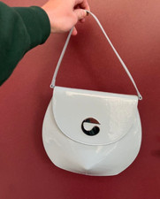 Coperni UFO Handbag Light blue Patent Leather Cross Body Bag Used 2503241