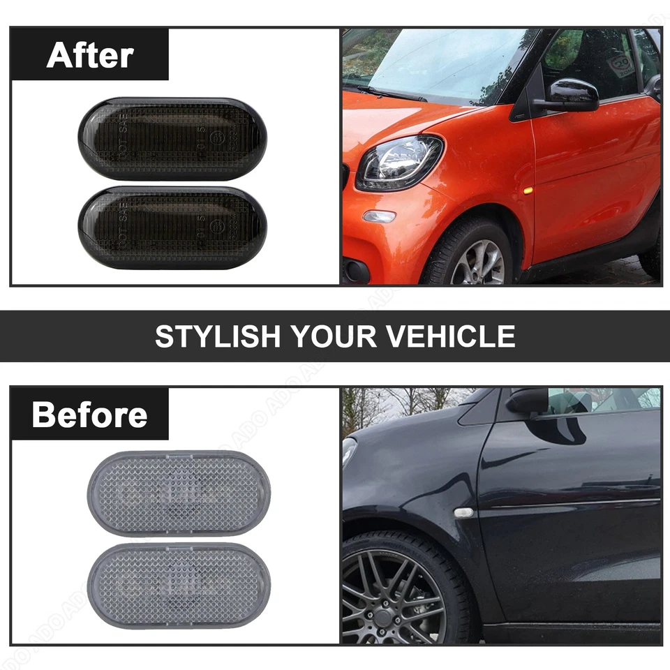 LED Seitenblinker Blinker für Smart Fortwo 453 Dacia Duster Renault Twingo I II - Bild 4 von 4