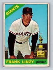 1966 Topps Frank Linzy San Francisco Giants Card #78 *Poor* -C13
