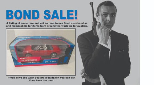 Ford Thunderbird 1:18 Scale James Bond 007 Die Another Day Diecast #10013